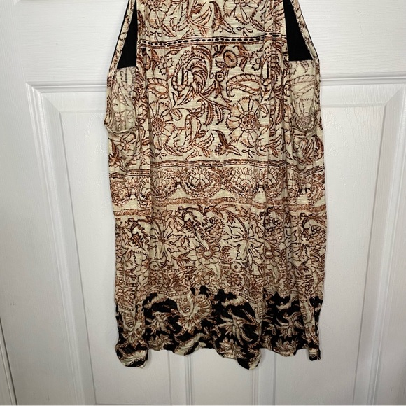 Lucky Brand Floral Studded Boho sleeveless top Medium - Picture 6 of 8